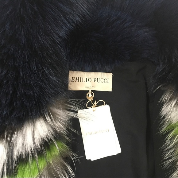 🔥SOLD🔥 Emilio Pucci Shadow Fox Coat - Picture 4 of 8